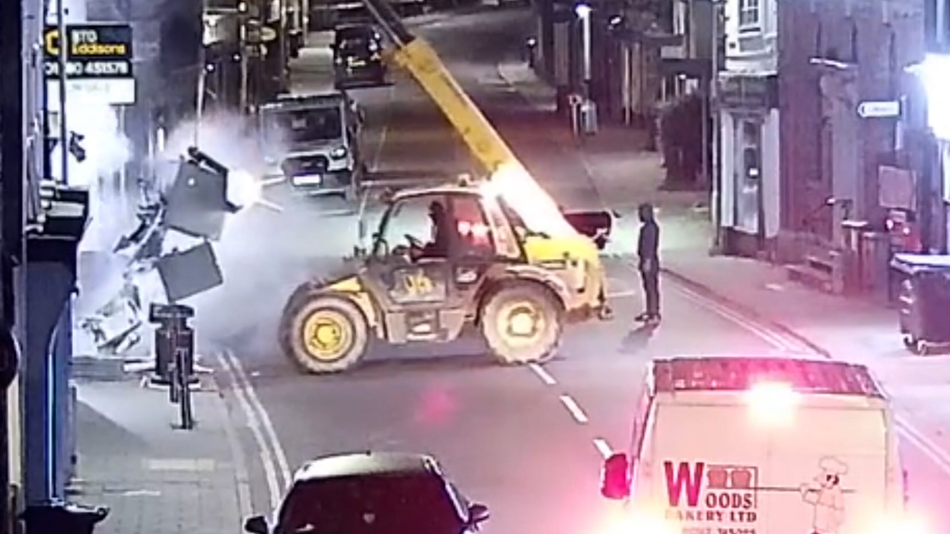 Thieves with bulldozer carry out ATM heist in 4 minutes