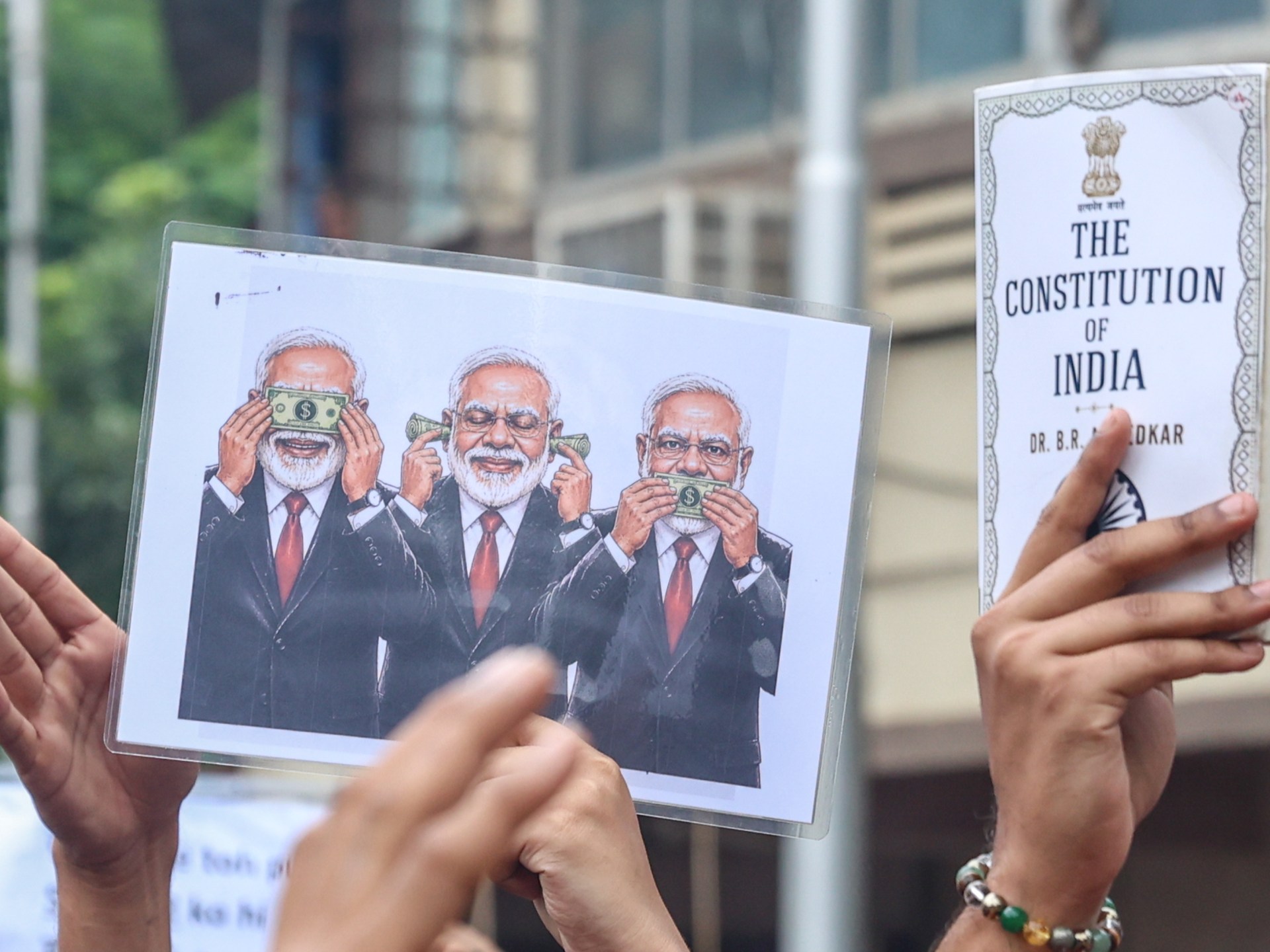 India’s Modi promises fast-track courts for exam fraud fuelling protests
