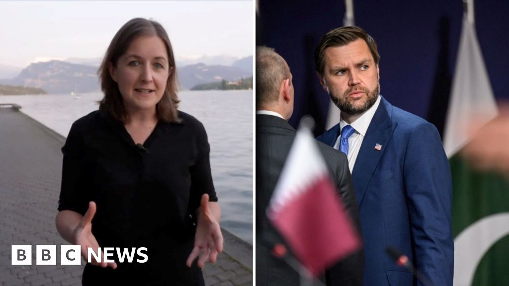Why was JD Vance in a luxury Swiss resort for talks with Iran?