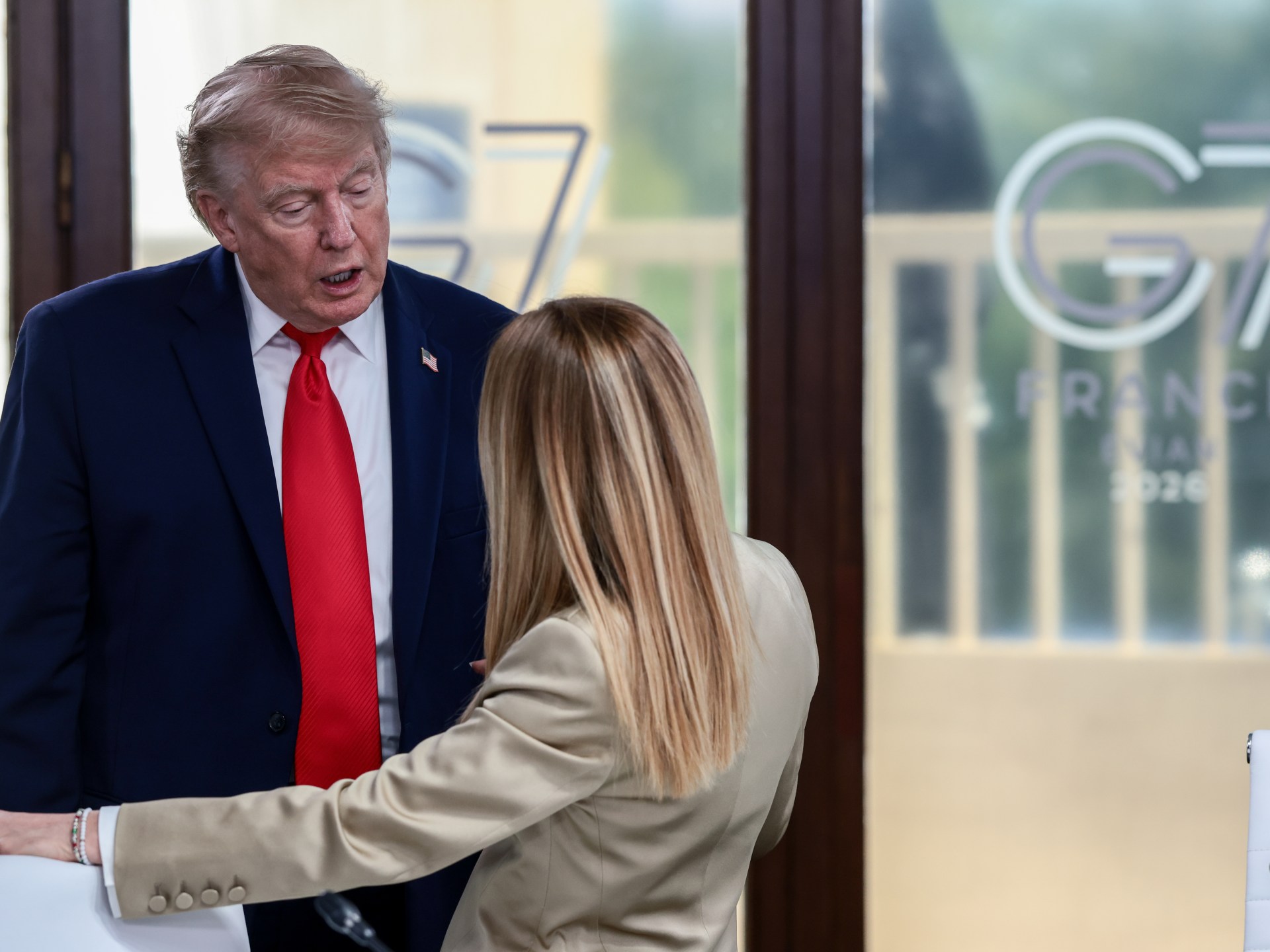 Trump insists Italy’s Meloni sought photos with him to boost popularity