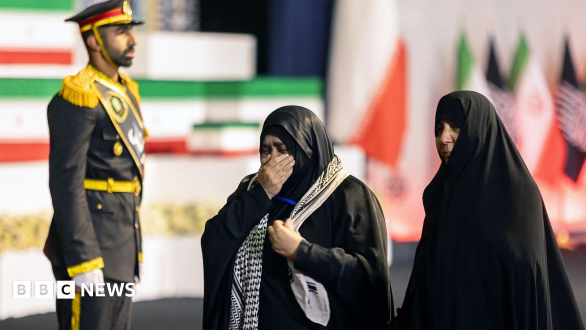 Large crowds gather in Tehran on first day of Ayatollah Khamenei's funeral