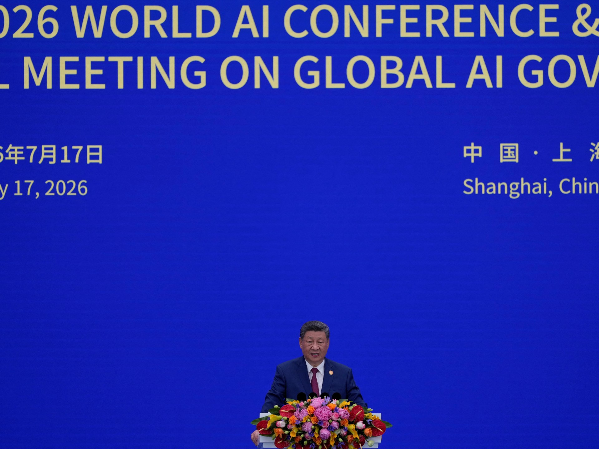 China’s Xi says AI ‘should not be a solo performance by a single country’