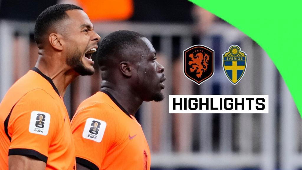 Netherlands thrash Sweden to all but guarantee last 32 place