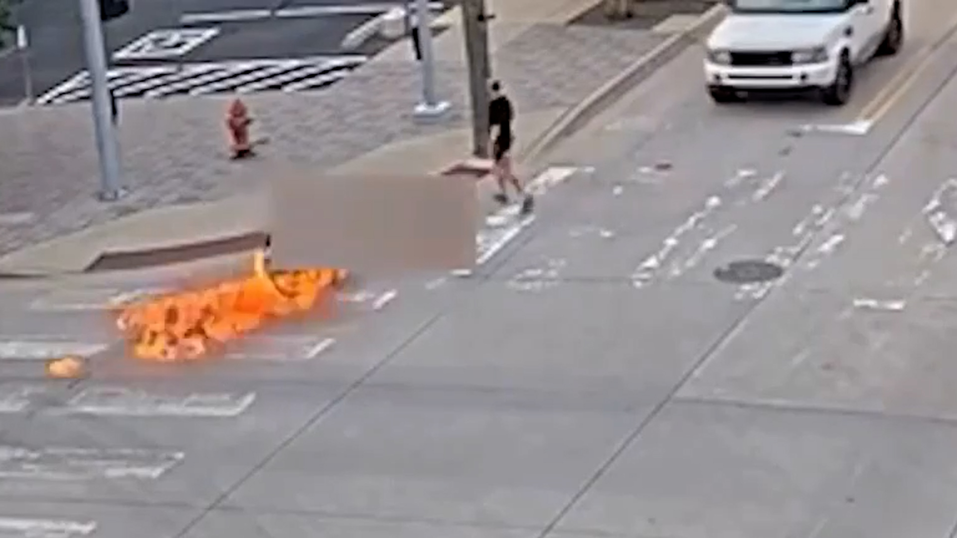 Man sets wheelchair user in flames with Molotov cocktail