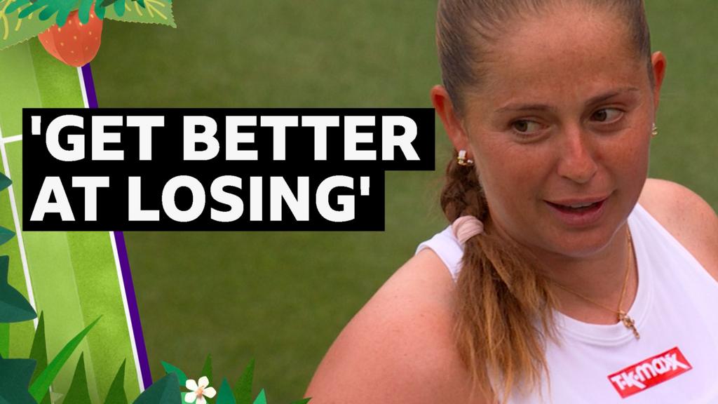 'Learn how to lose' - tempers flare in Wimbledon mixed doubles