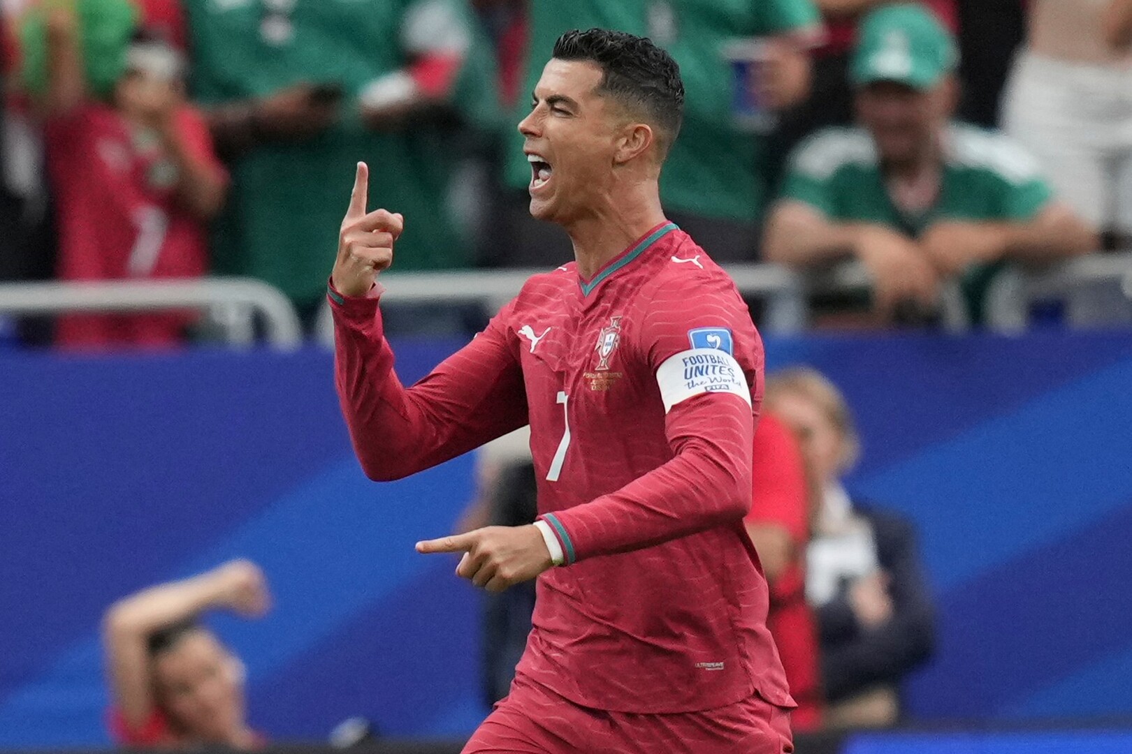 Cristiano Ronaldo becomes first player to score in six World Cups