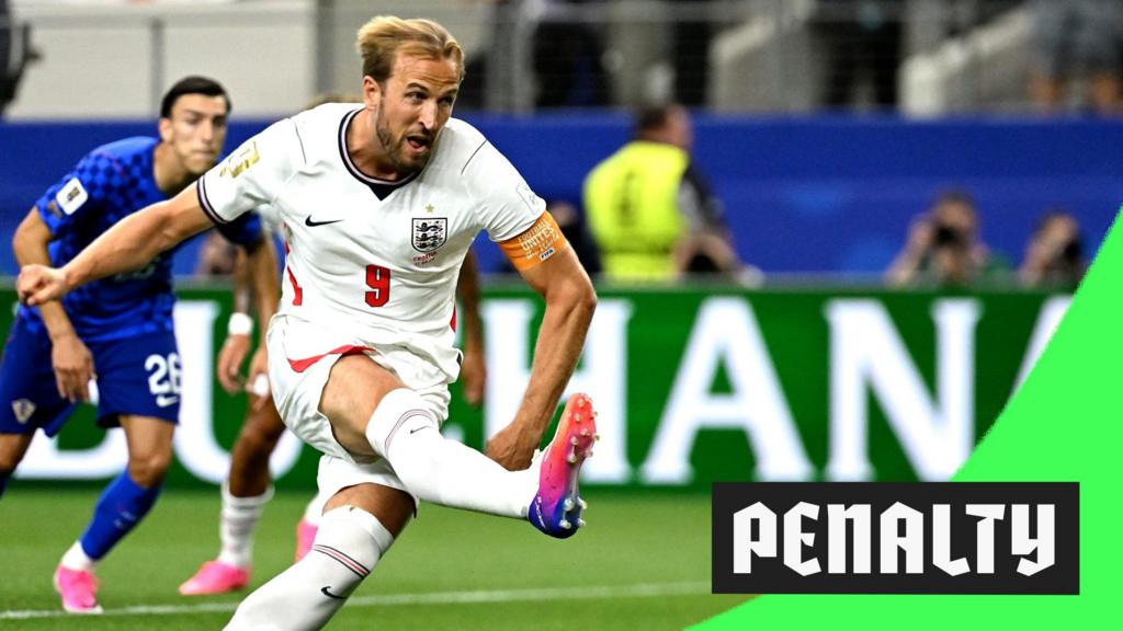 Kane puts England ahead against Croatia with retaken penalty