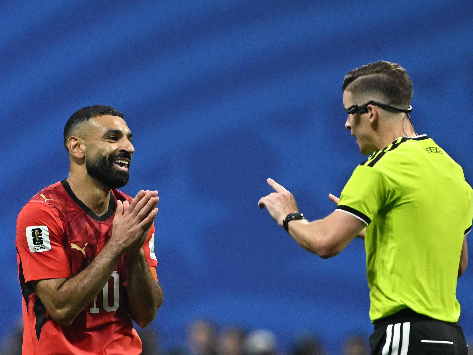 What was the VAR controversy in the second half of Argentina vs Egypt?