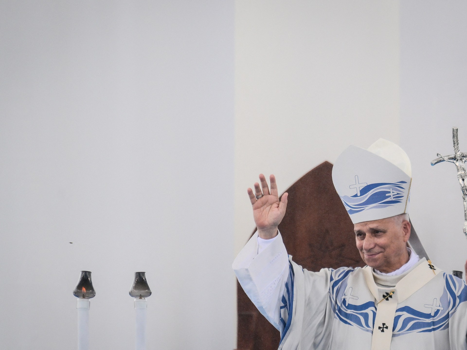 Pope urges protection, integration of migrants on visit to island frontier