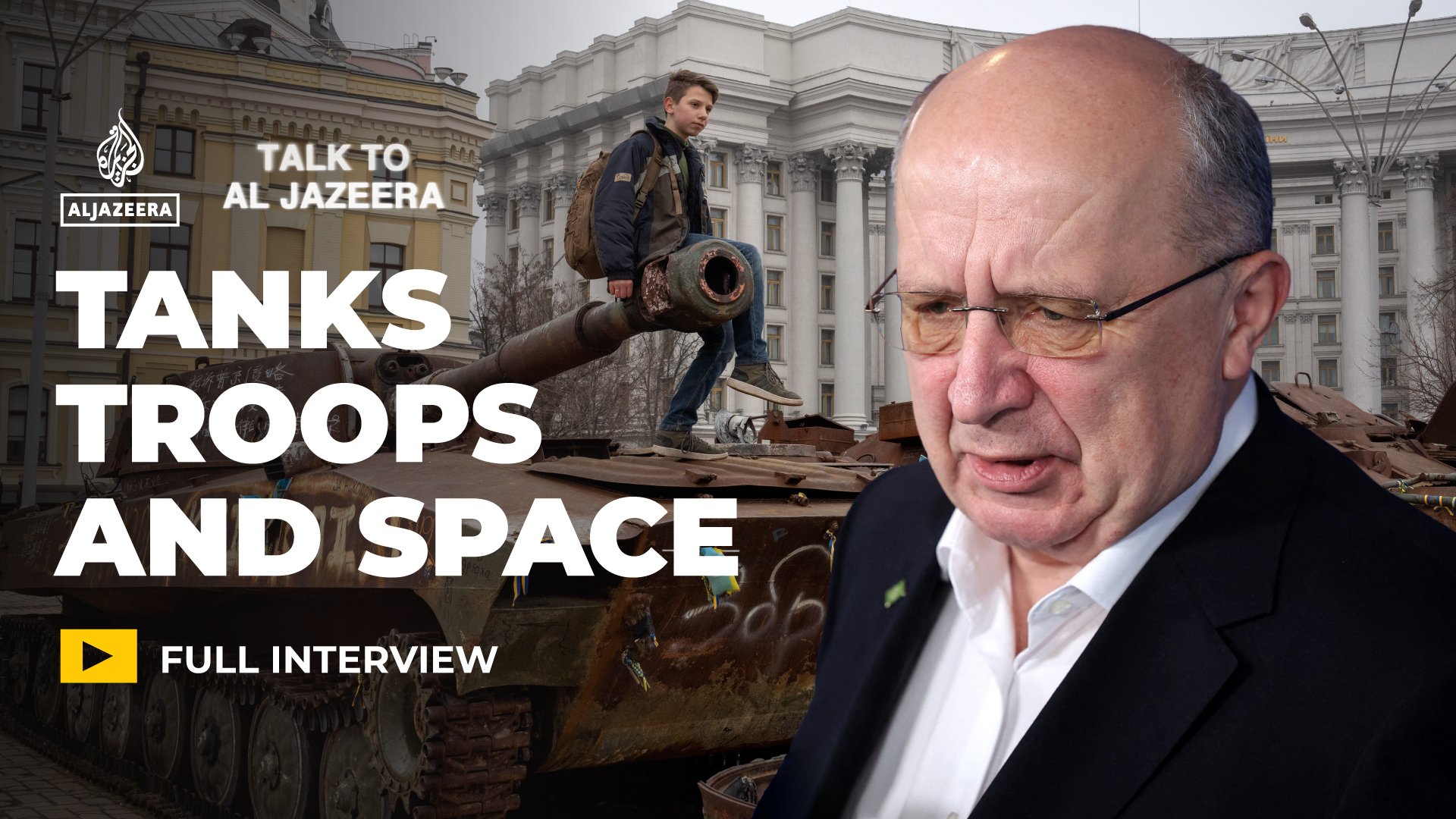 Tanks, troops and space
