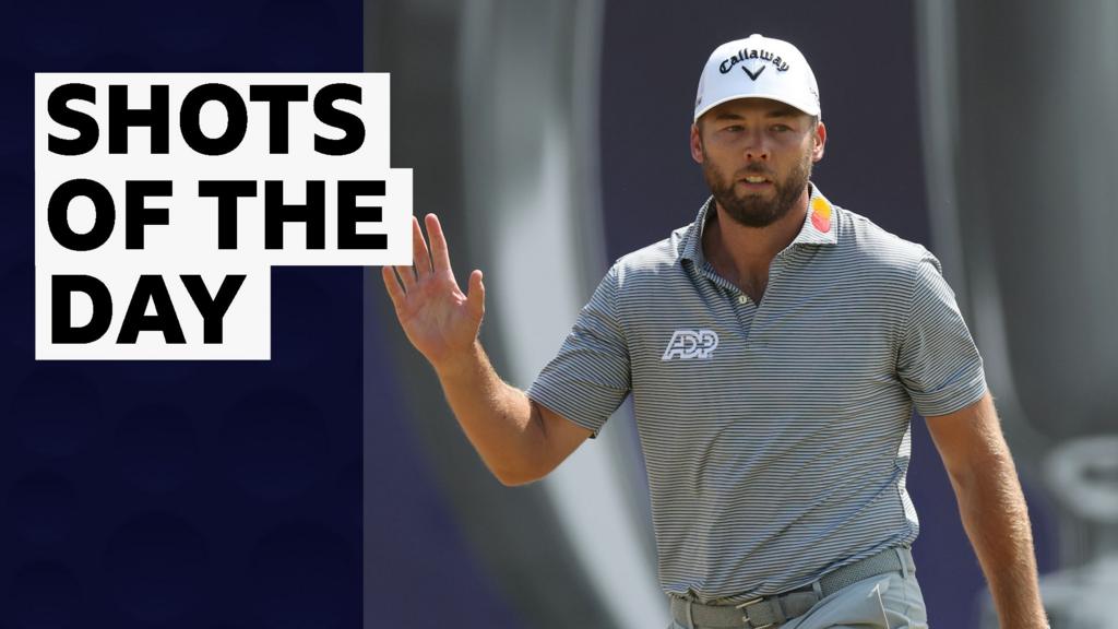 'How about that!' - best shots from second round at The Open