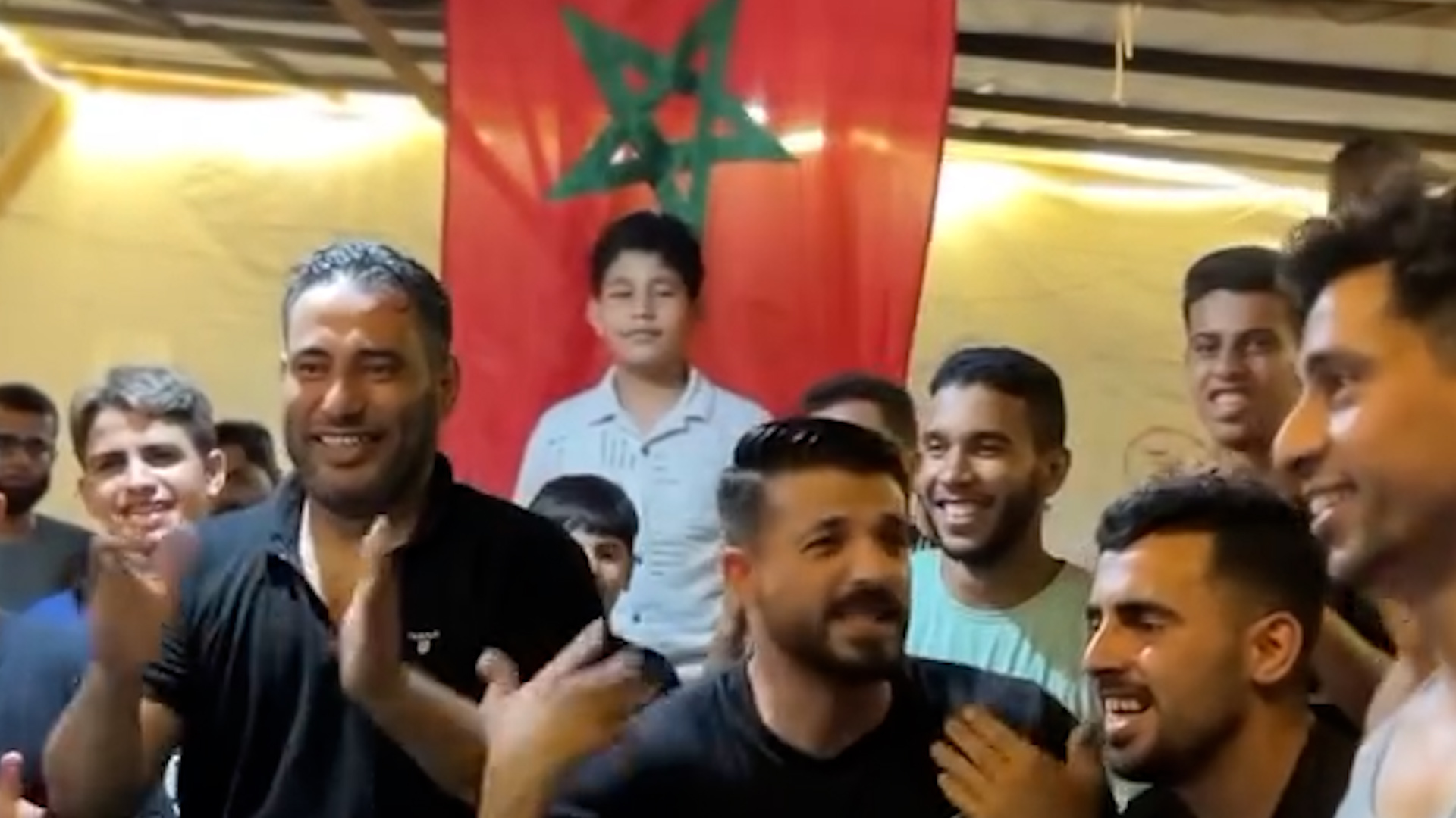 Palestinians in Gaza celebrate Morocco’s World Cup victory