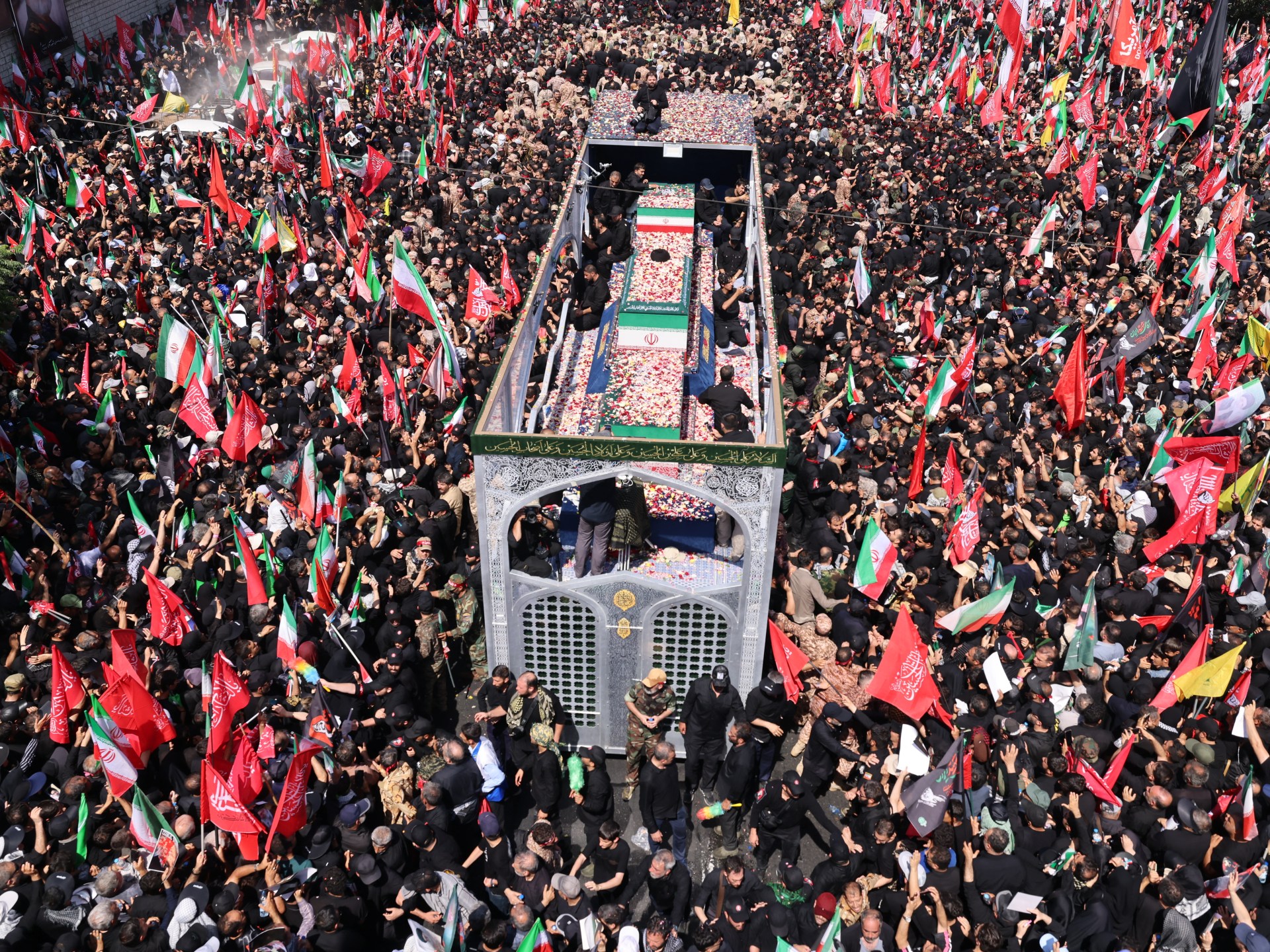 Huge crowd joins funeral procession for Iran’s Supreme Leader Khamenei