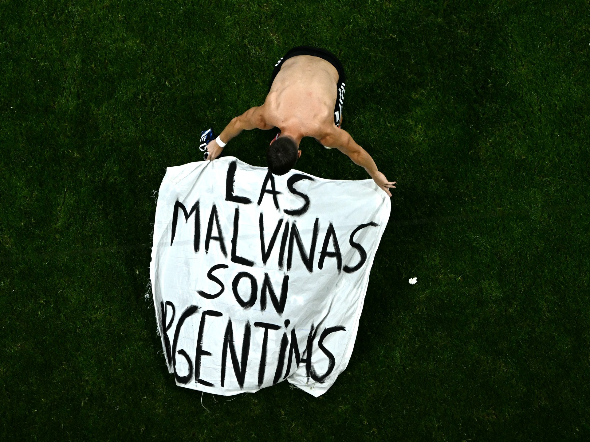 FIFA to probe Argentina’s Falklands banner display at World Cup semifinal