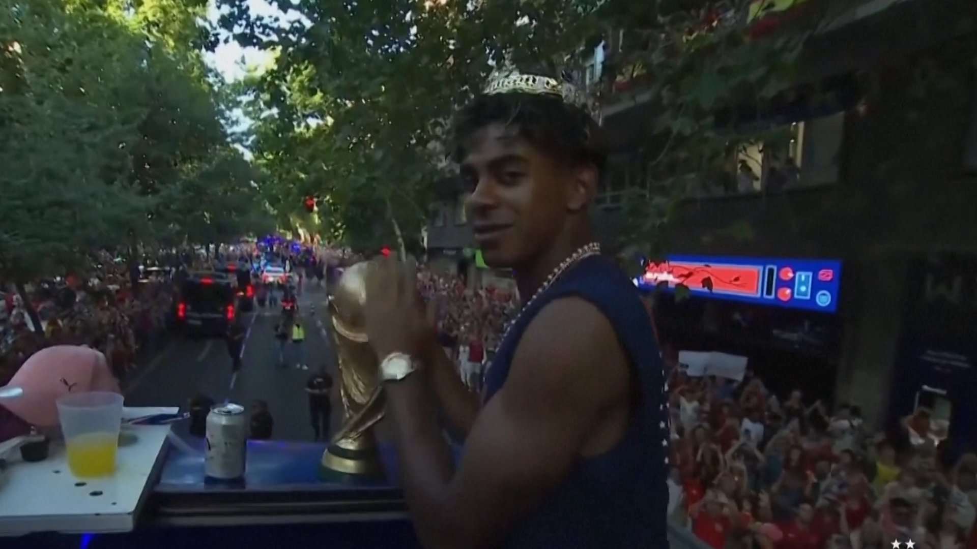 Spain’s World Cup heroes welcomed by millions in Madrid