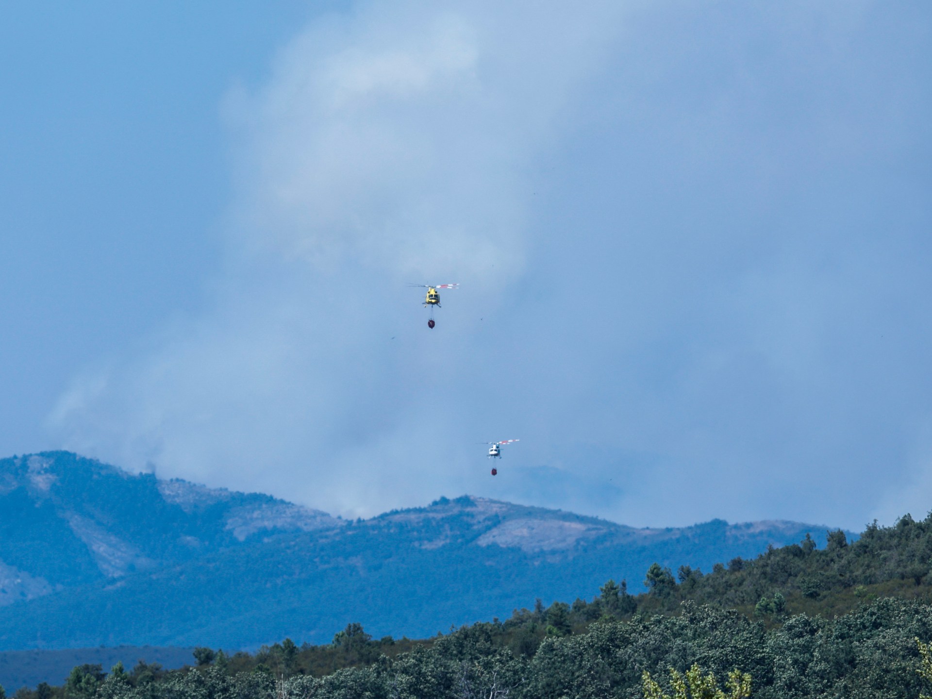 Spain battles latest in series of major wildfires near Madrid