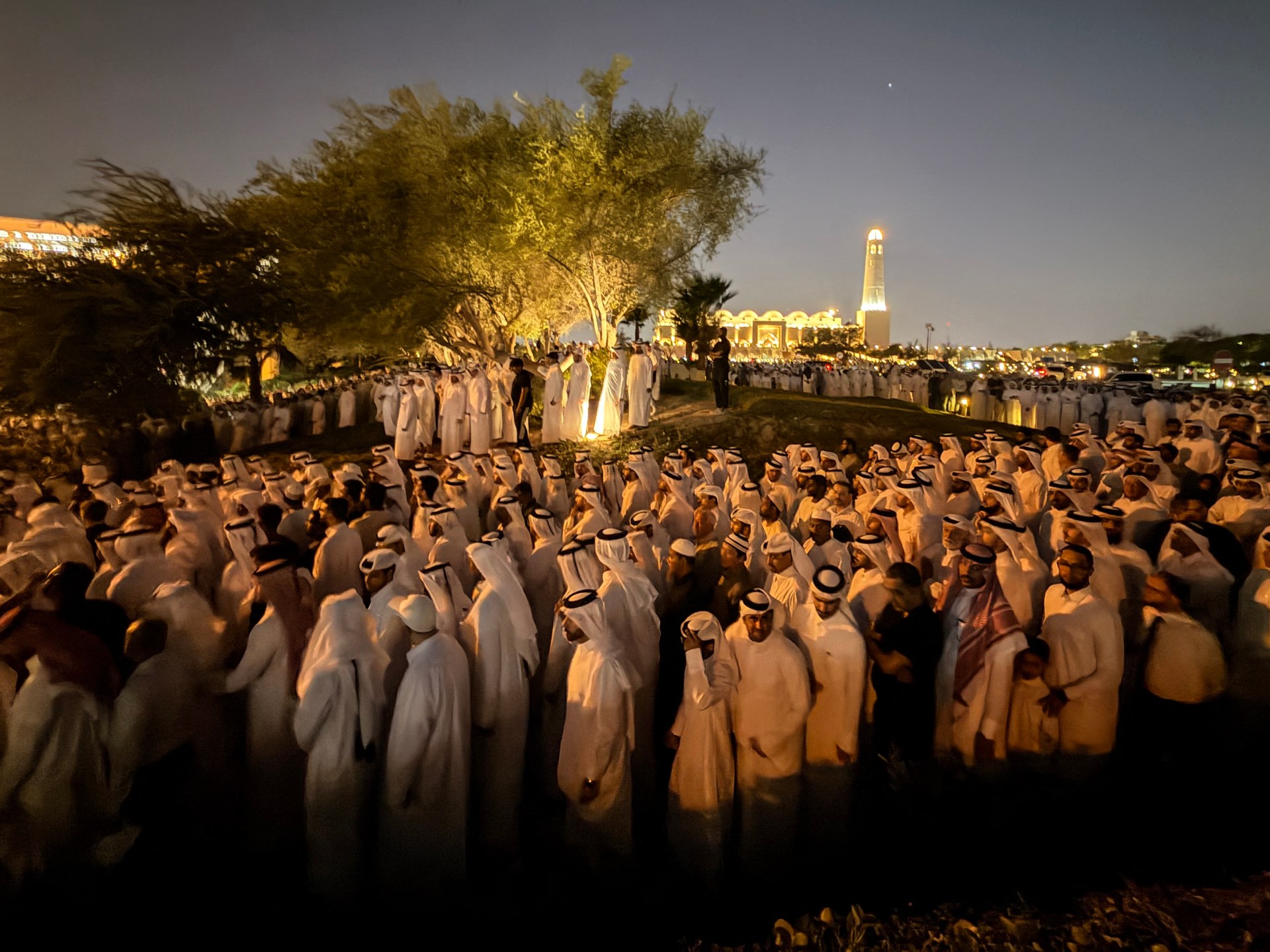 Funeral prayers held for Qatar’s Father Emir Sheikh Hamad in Doha