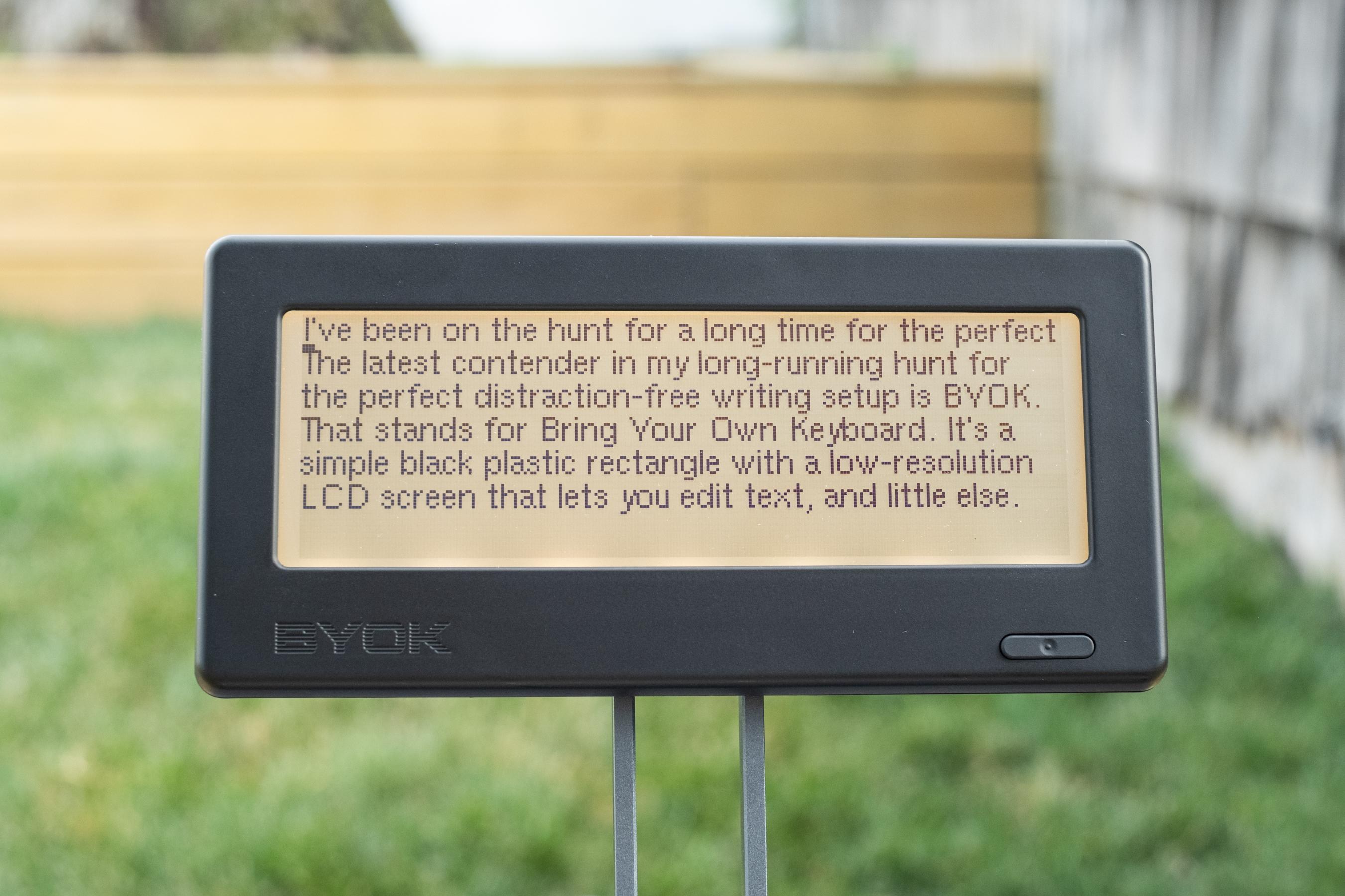 BYOK is my new go-to distraction-free writing tool