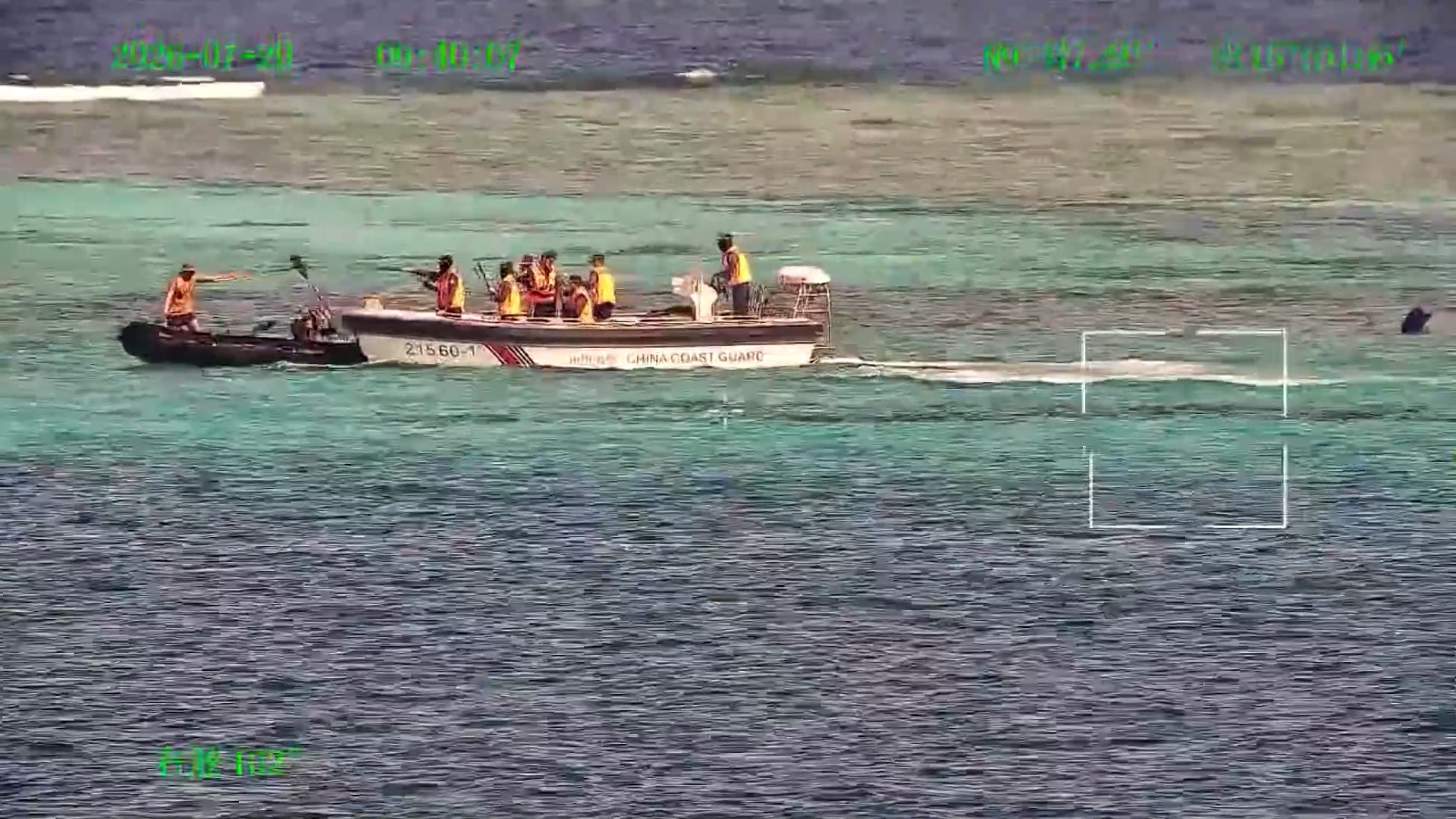 Philippine sailor injured during clash with Chinese coast guard