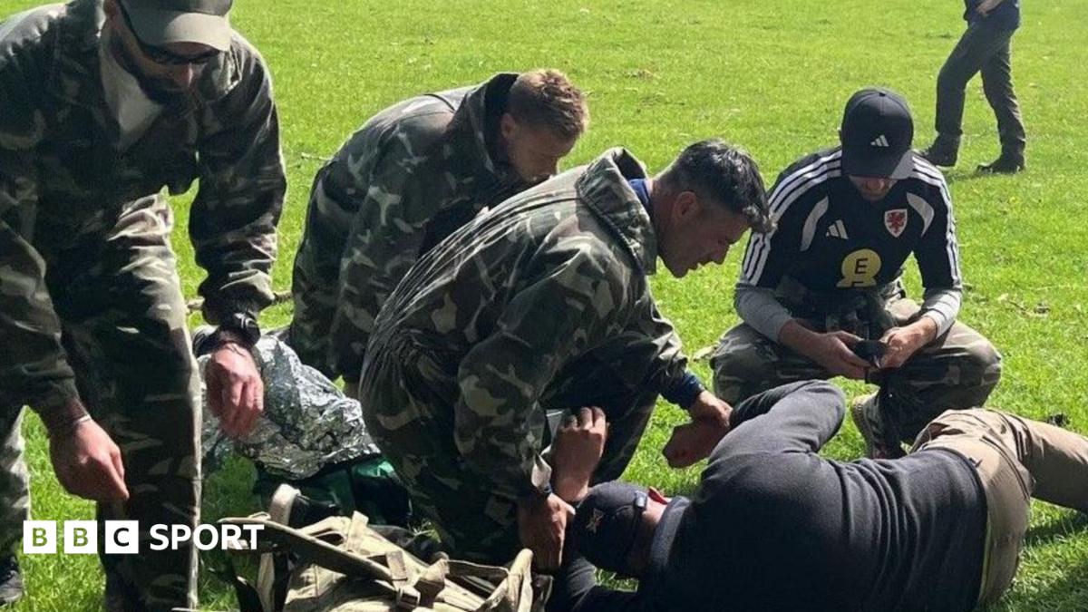 Bombs, blood, ambushes - football coaching with the army