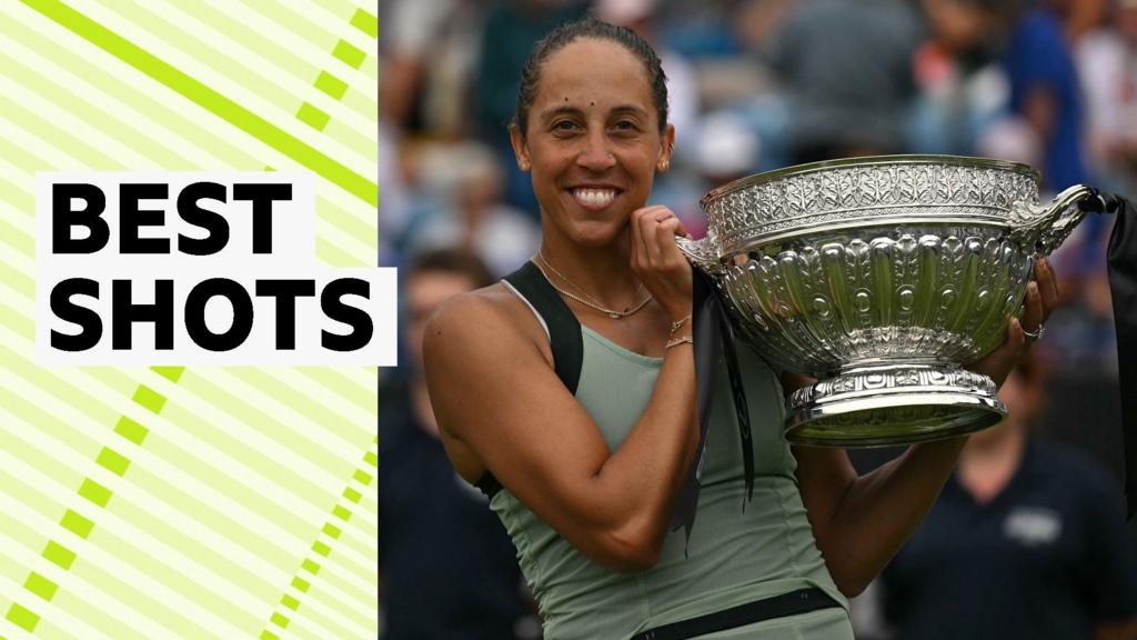 The best shots from Keys and Maria's Eastbourne final