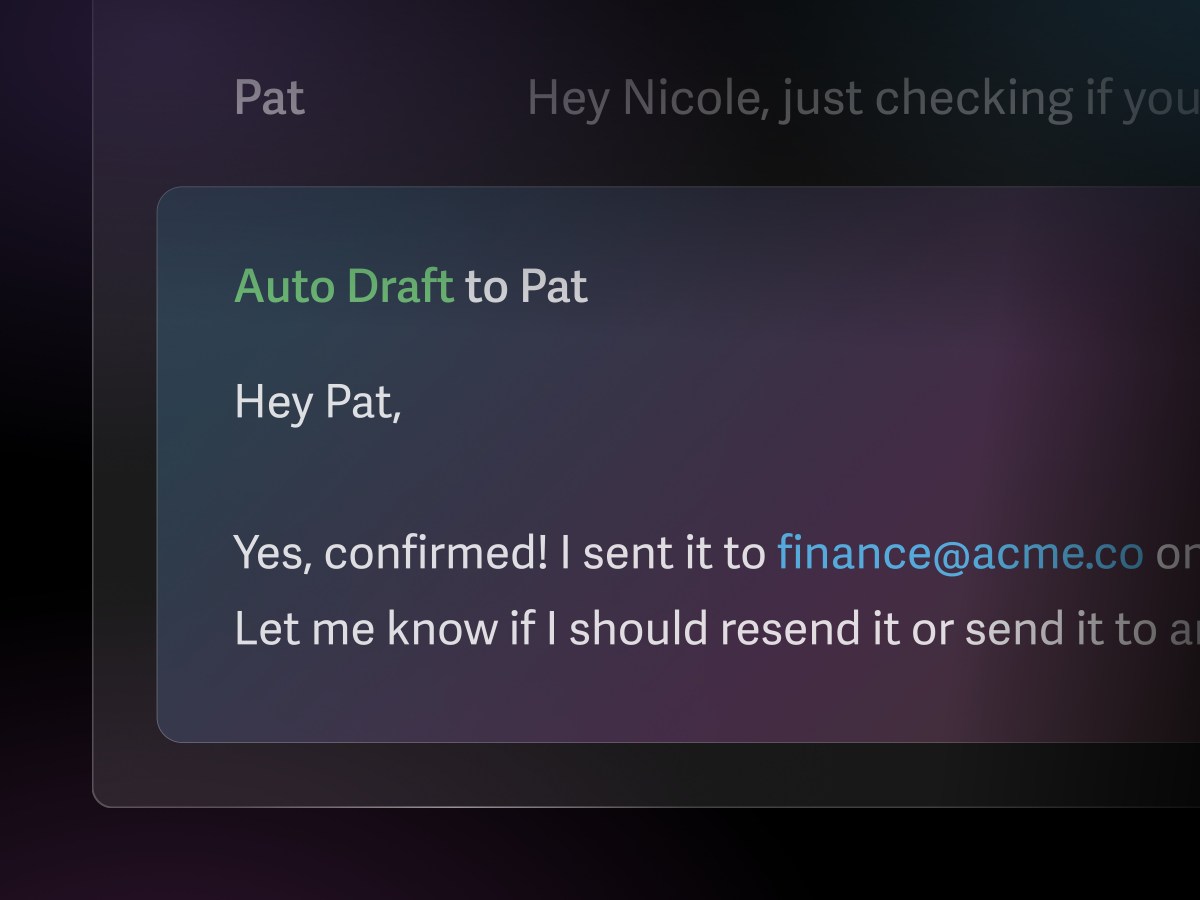 Superhuman’s new auto-draft feature almost makes me like AI replies
