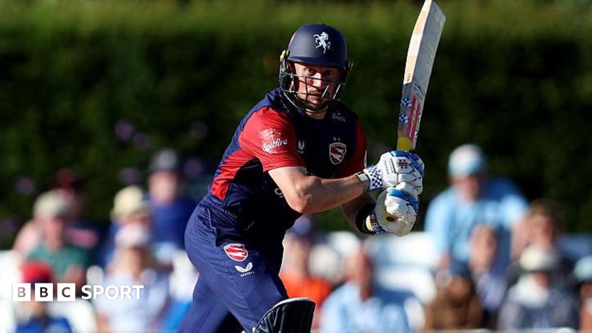 Kent stun Hants as Lees ties record in T20 Blast
