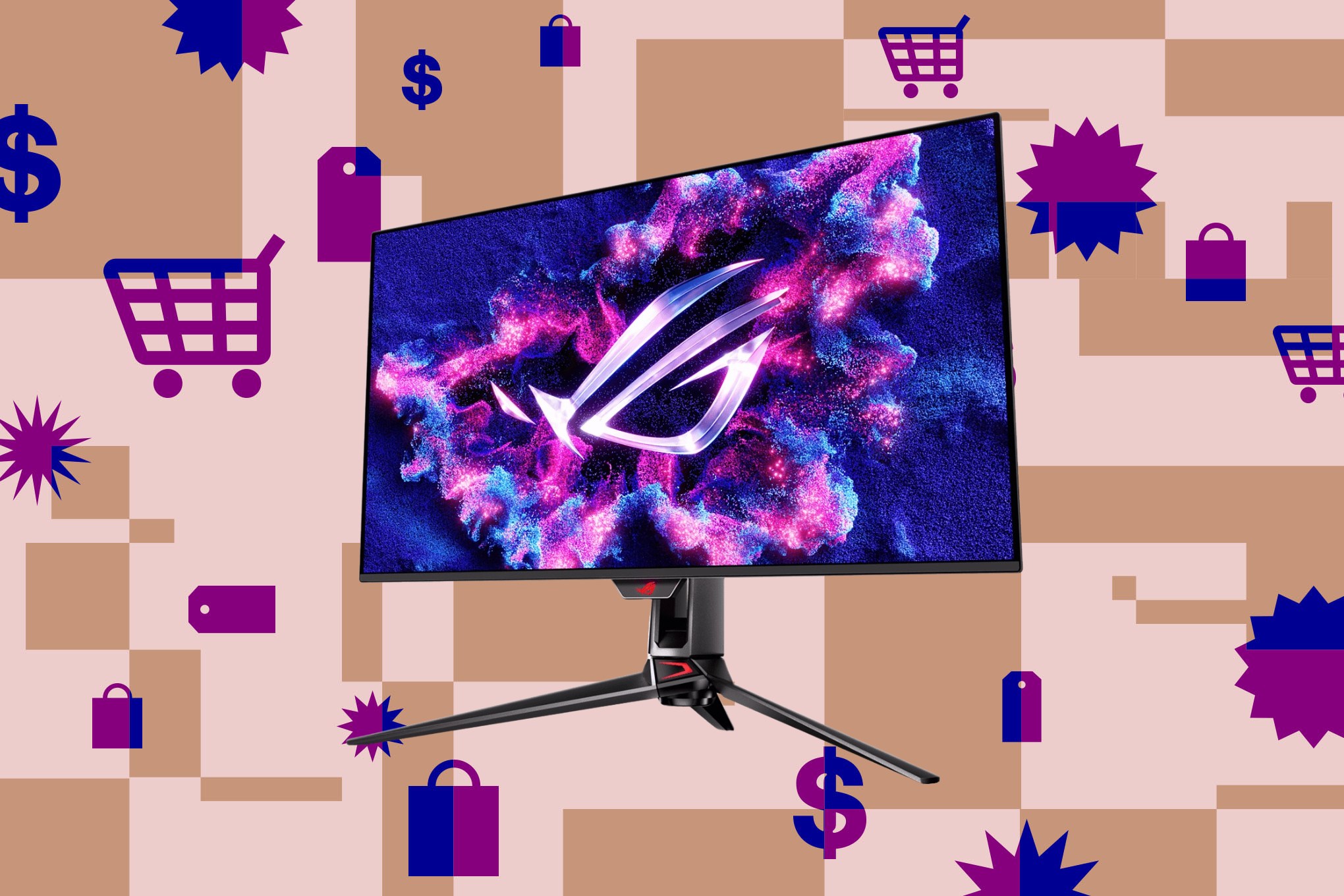 Asus’ top-end 4K QD-OLED gaming monitor is $400 off