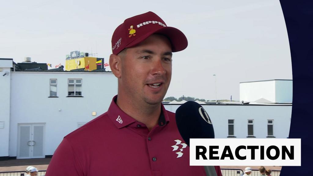 Herbert feels 'all the emotions' after record-equalling round at The Open
