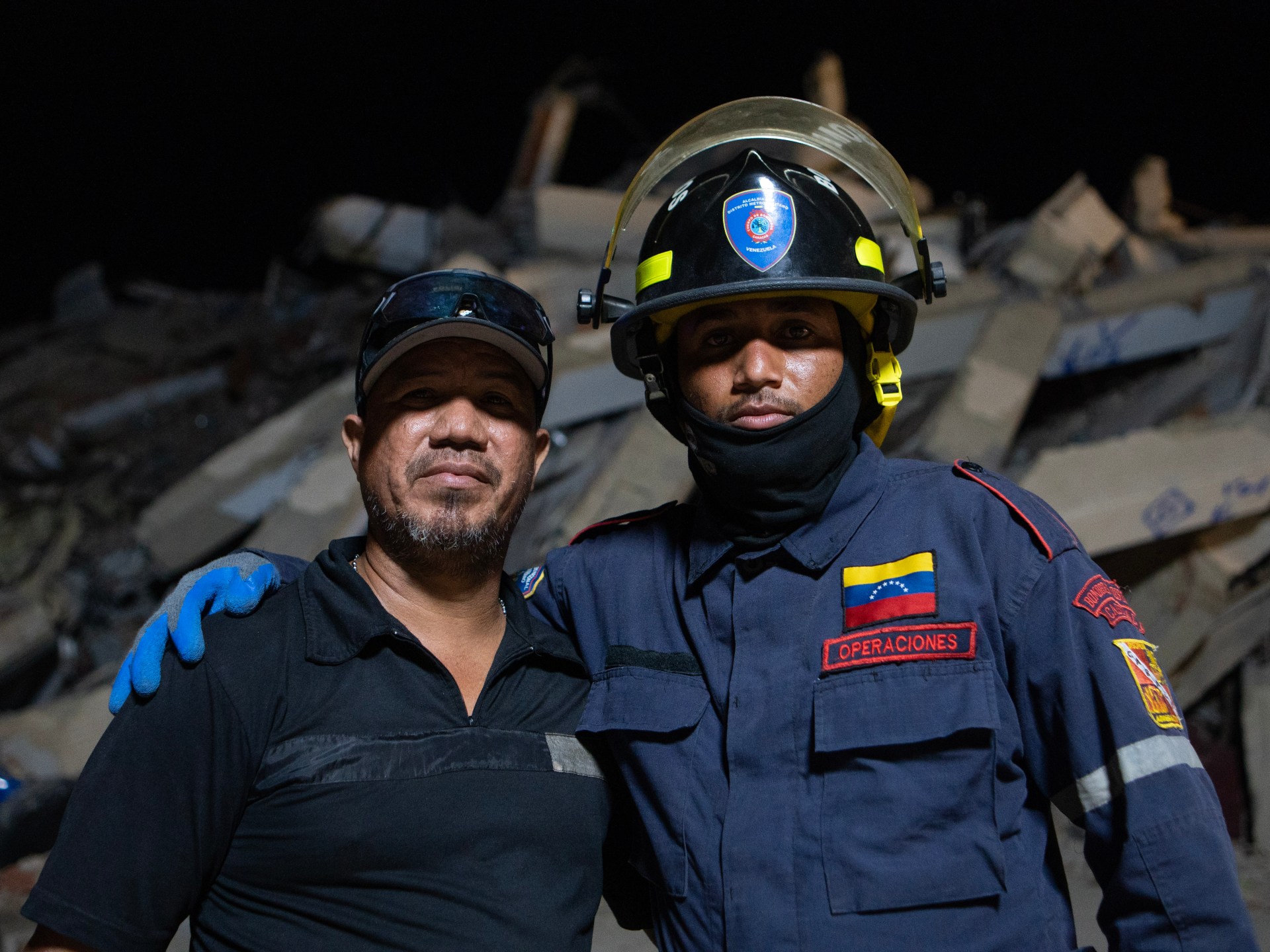 How a son rescued his father from the rubble of Venezuela’s earthquakes