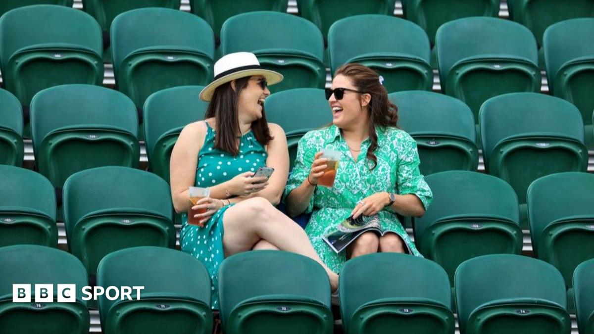 Why do we see empty seats at Wimbledon's show courts?