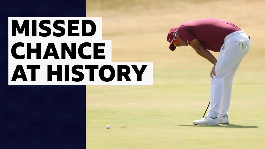 'Oh dear' - Herbert bogeys 18th to miss out on record-breaking round of 61