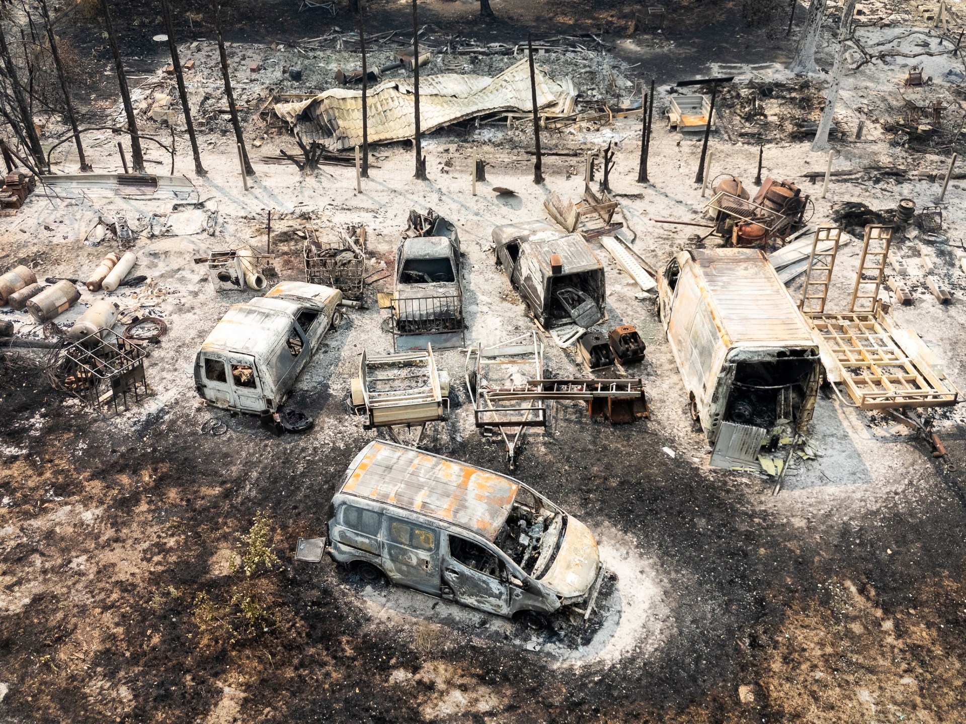 Photos: Wildfires in France drive 250,000 people from their homes