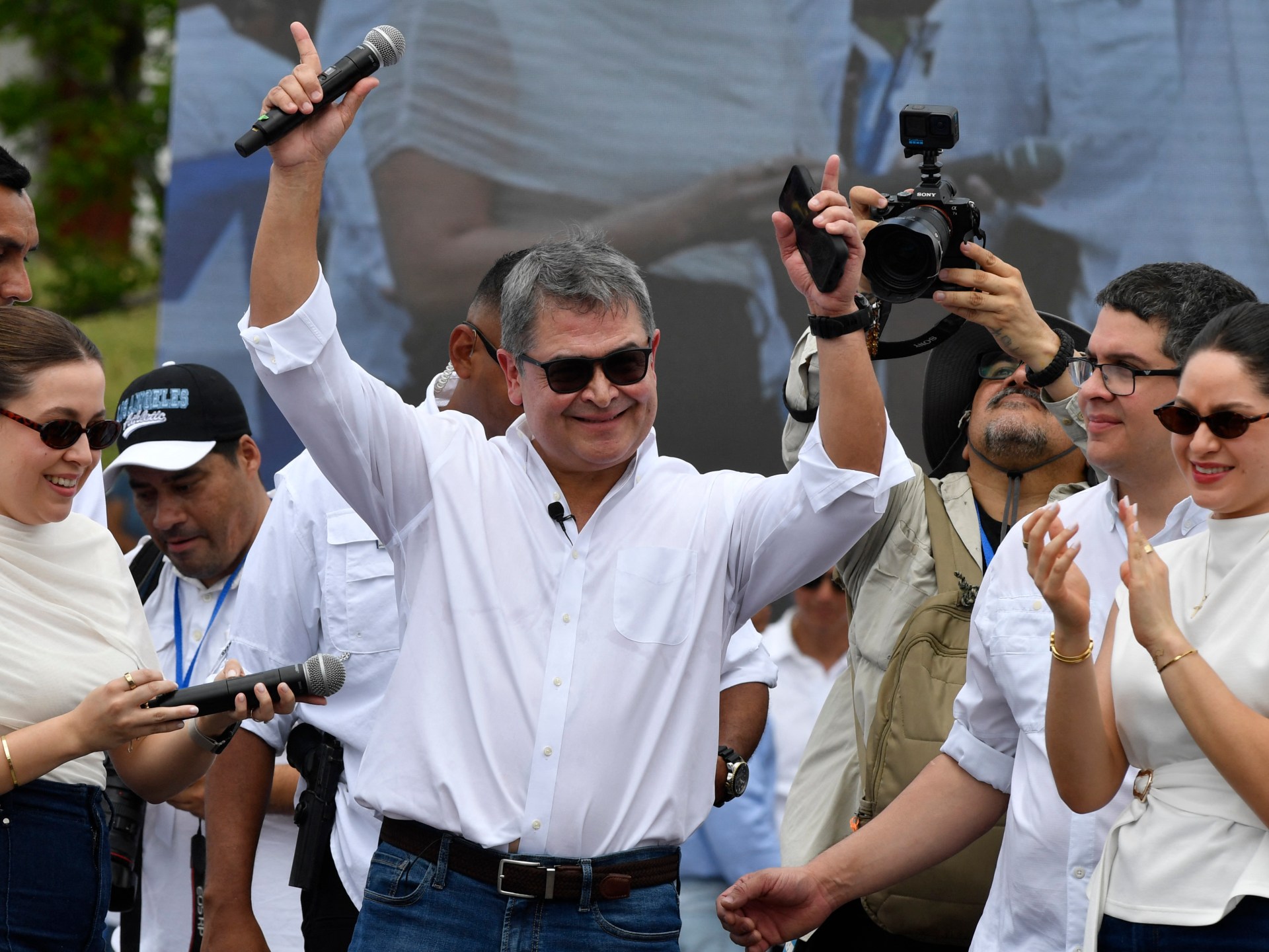 Former President Hernandez returns to Honduras after Trump pardon
