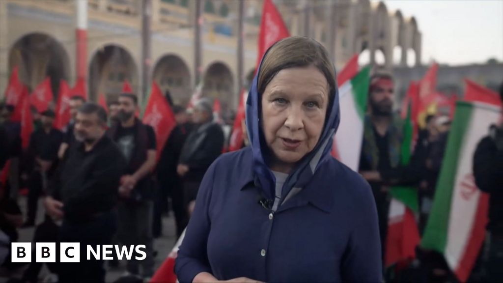 Emotion and politics merge in Tehran at funeral of former supreme leader
