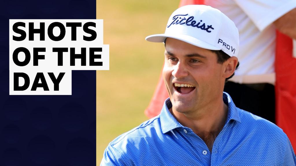 'I can't believe he did that' - best shots from first round at The Open
