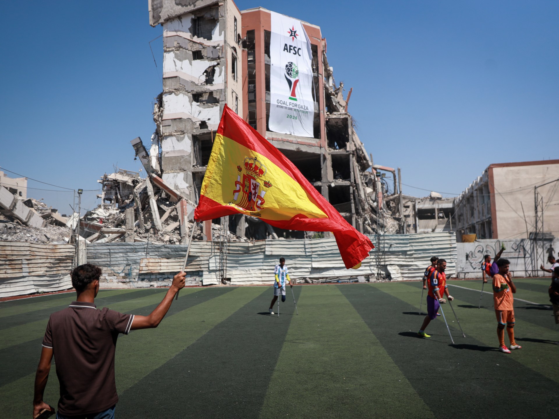 Gaza cheers for Spain as World Cup final anticipation mounts
