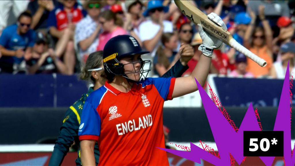 Sciver-Brunt hits half century to give England hope in World Cup final