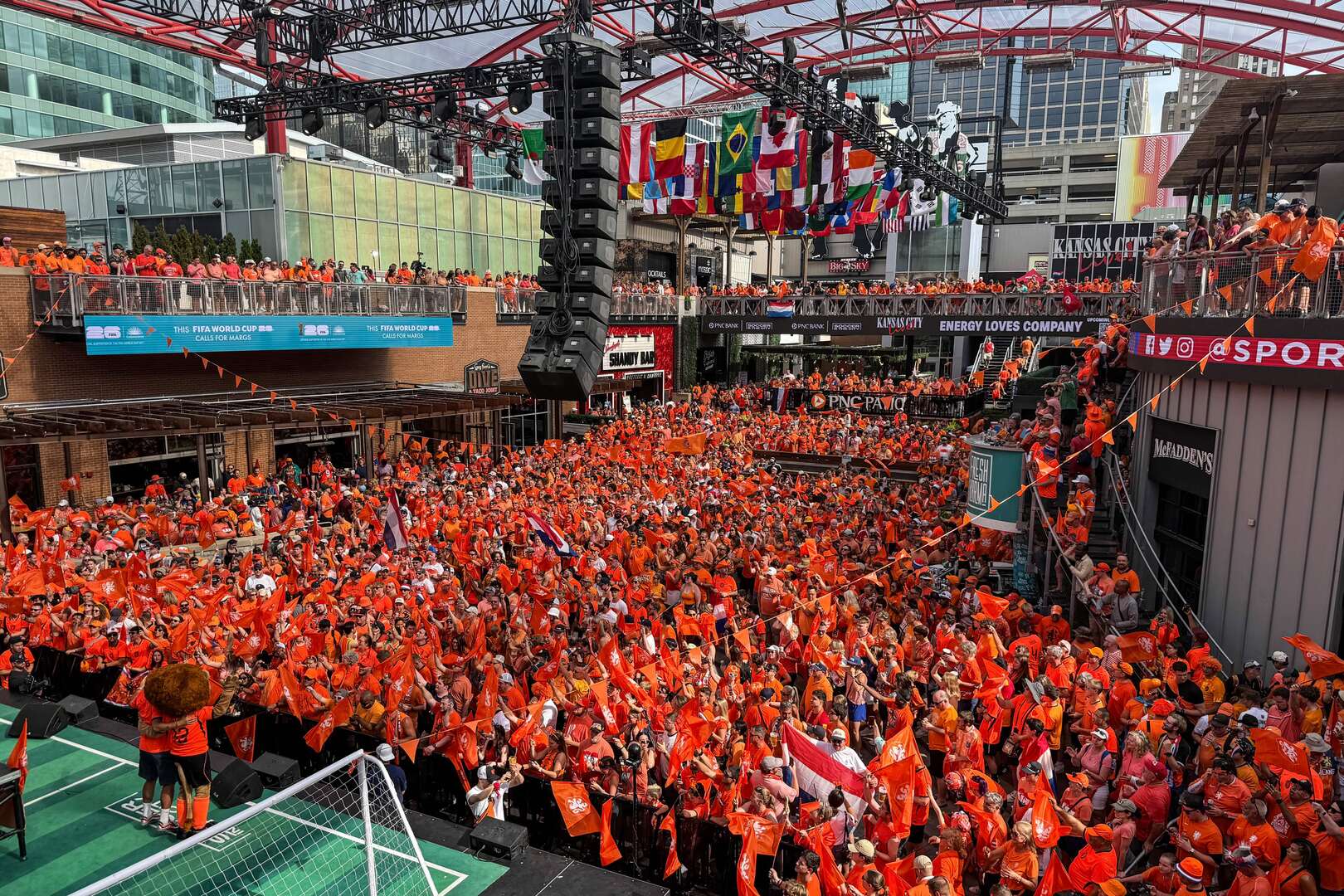 Dutch fans party in Kansas City ahead of World Cup clash with Tunisia