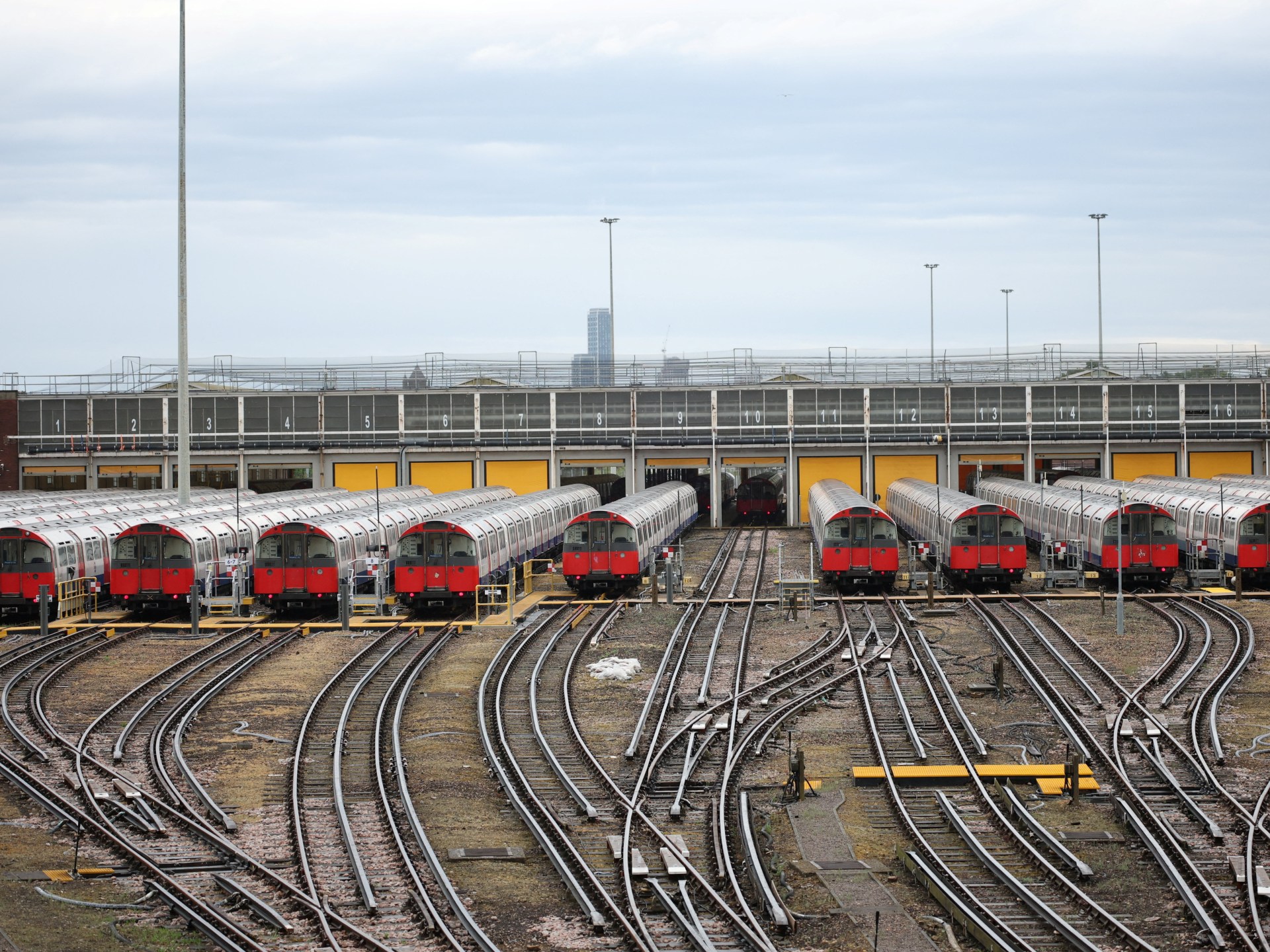 Two trains collide near Bedford, north of London