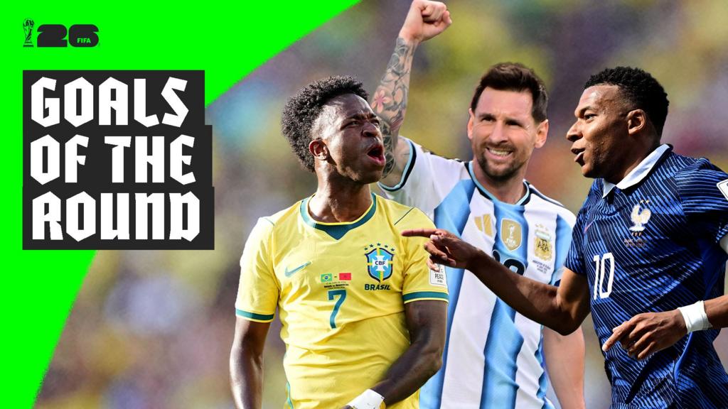 Messi, Mbappe & Vini jr - best World Cup goals from round one