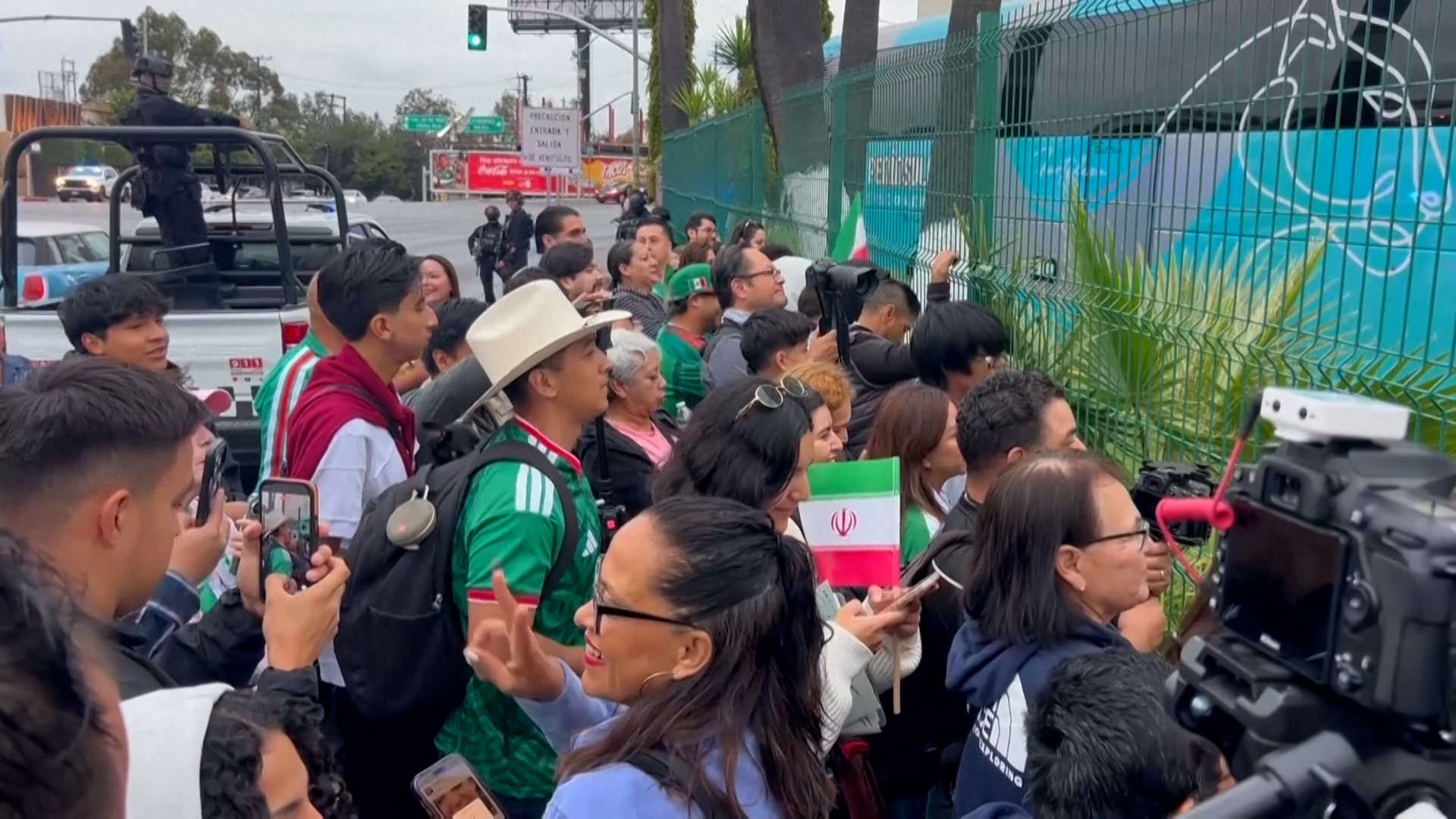Iran leaves World Cup with warm send-off from Mexican fans