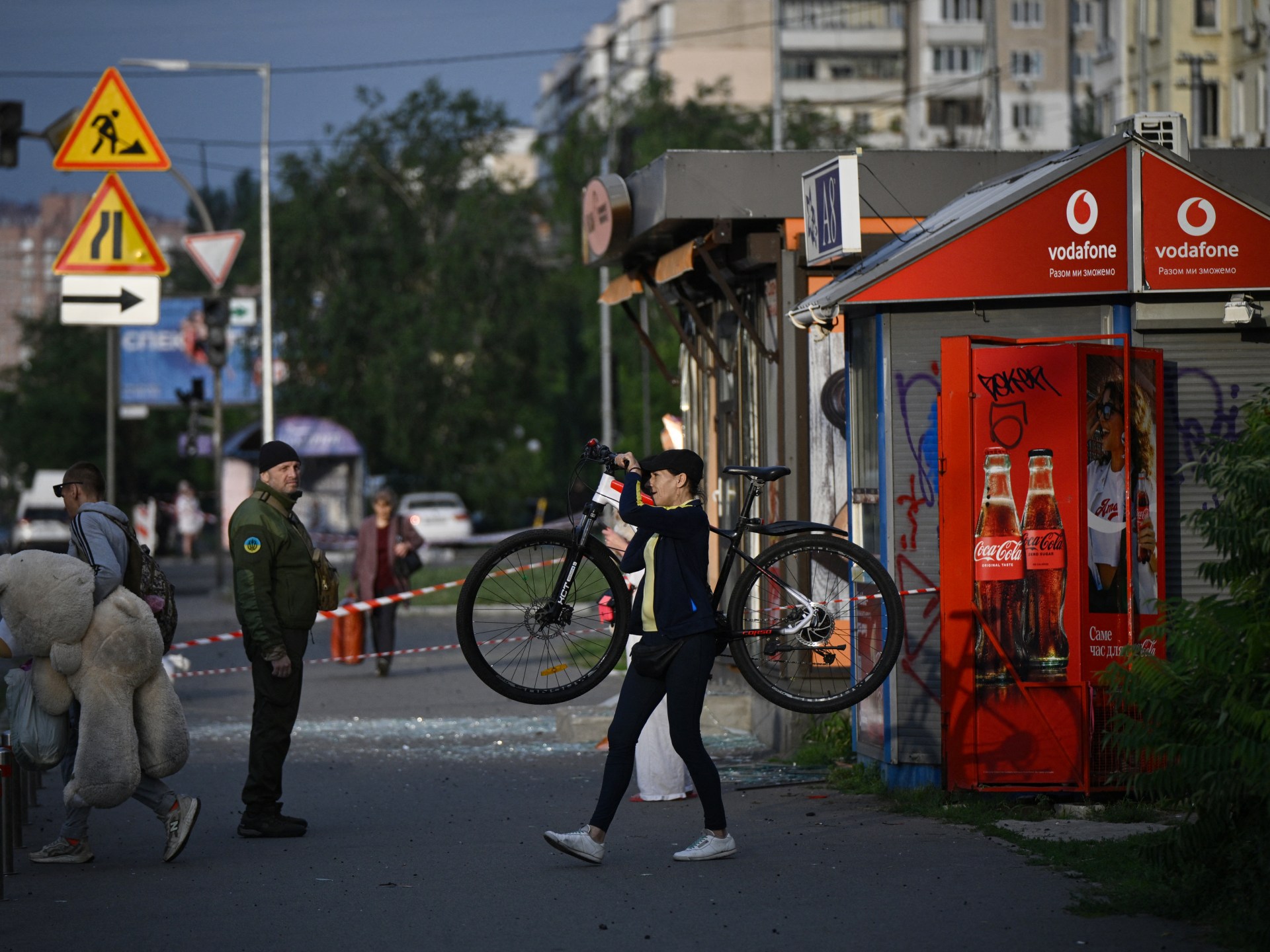 Nine dead as Russia and Ukraine trade drone and missile salvos