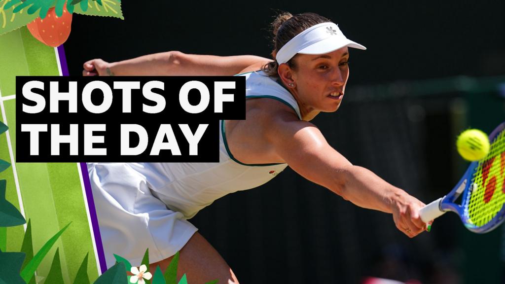 'Incredible!' - best shots from day ten at Wimbledon