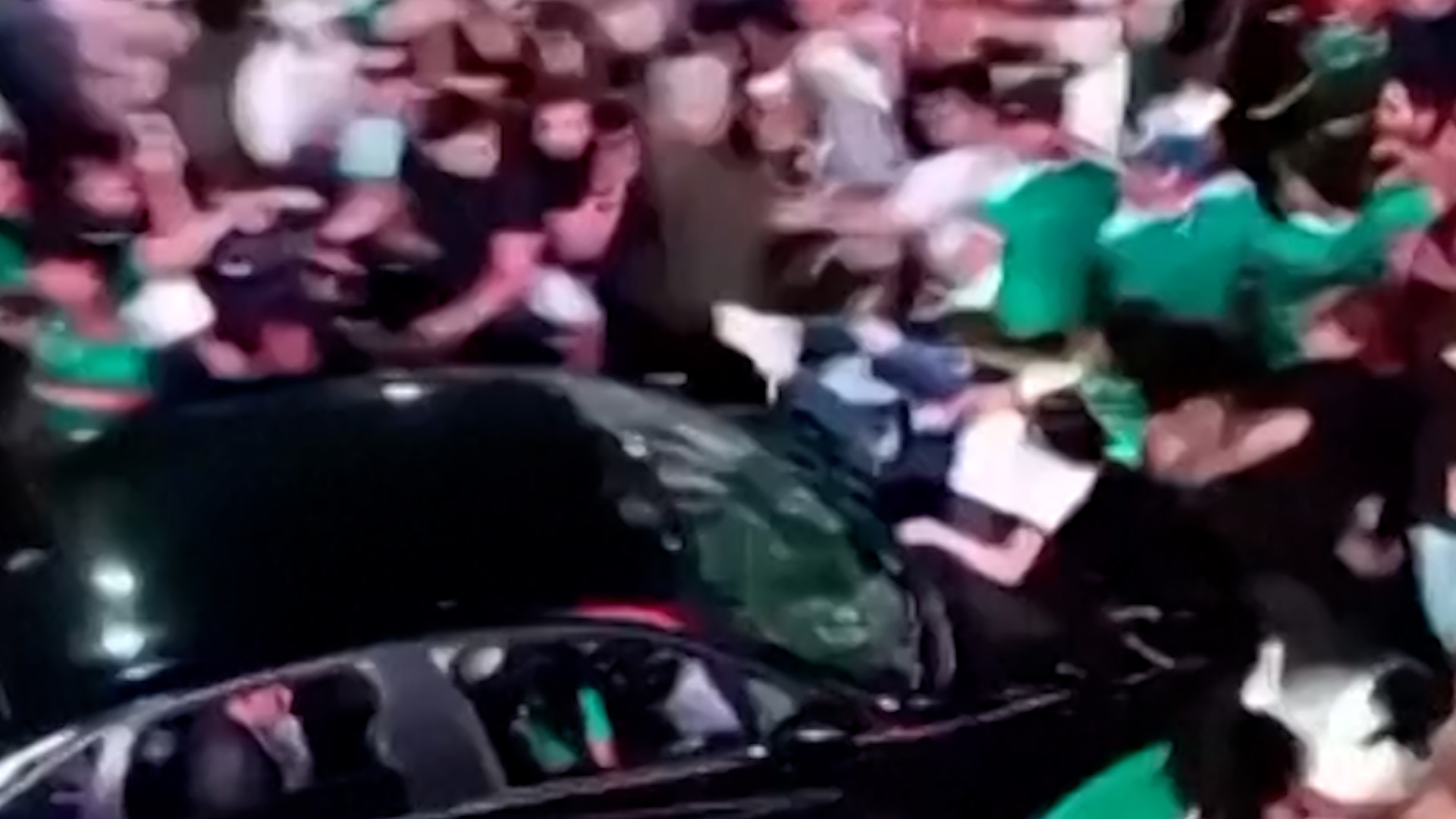 Driver plows through Mexico World Cup crowd