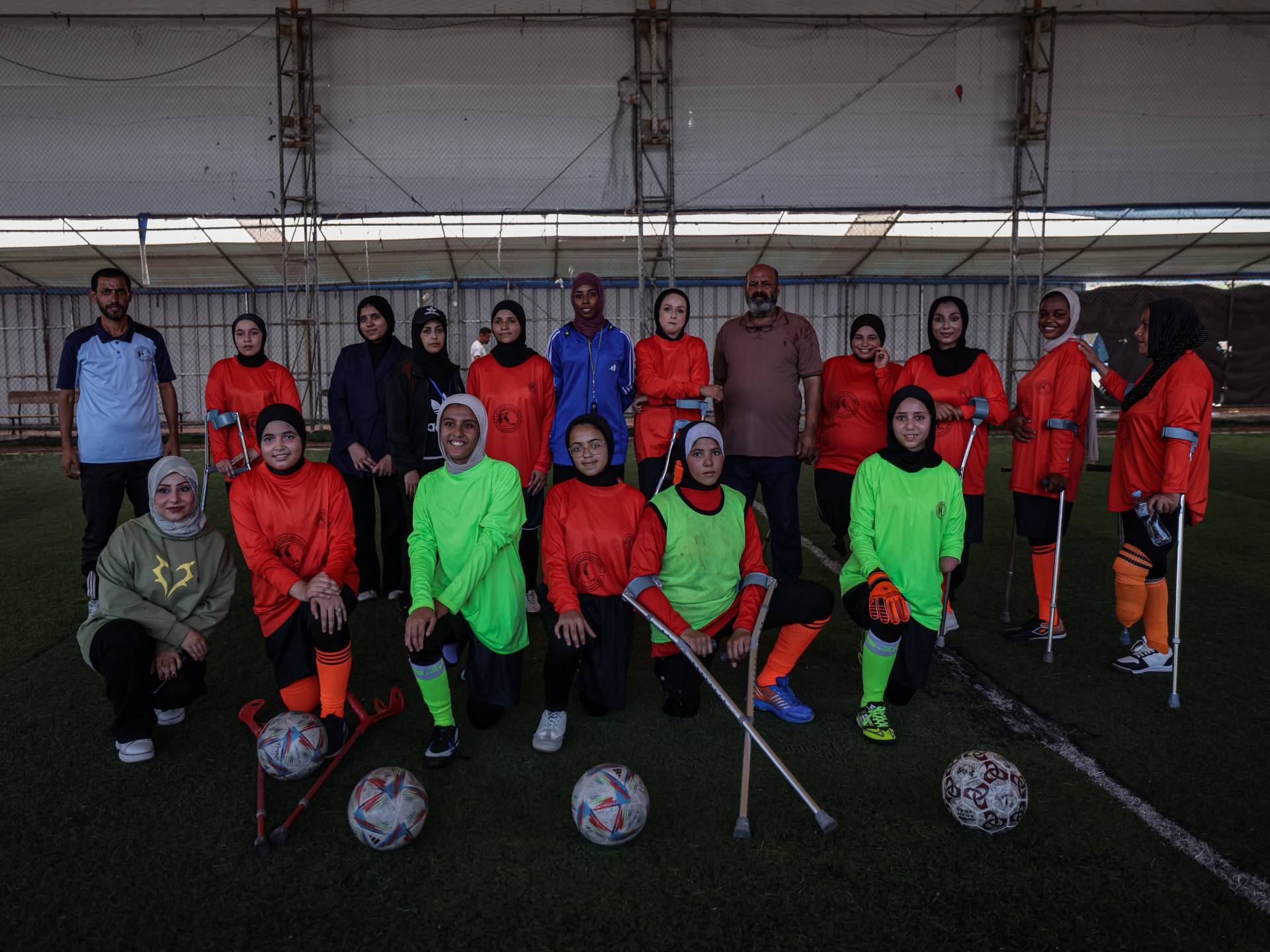 Life after amputation: Gaza women find recovery through football