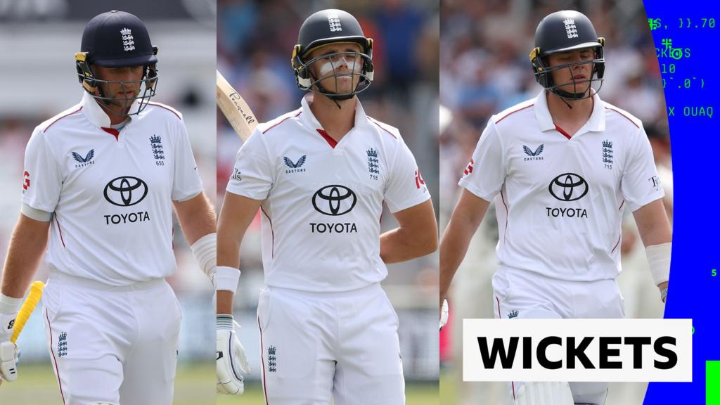 'Trent Bridge falls silent!' - England lose three early wickets