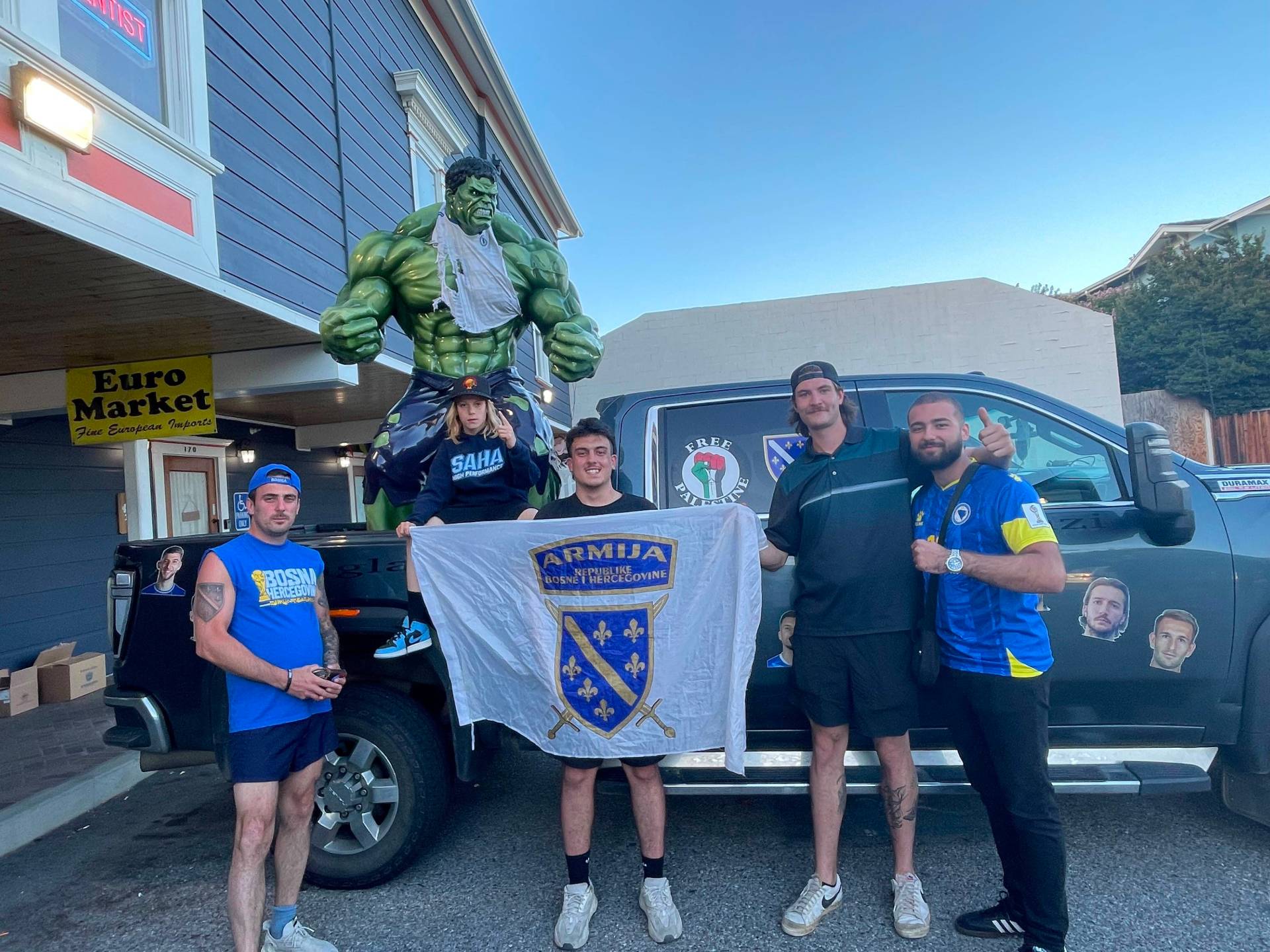 ‘We can relate’: Bosnia fans bring passion, Palestine support, to World Cup