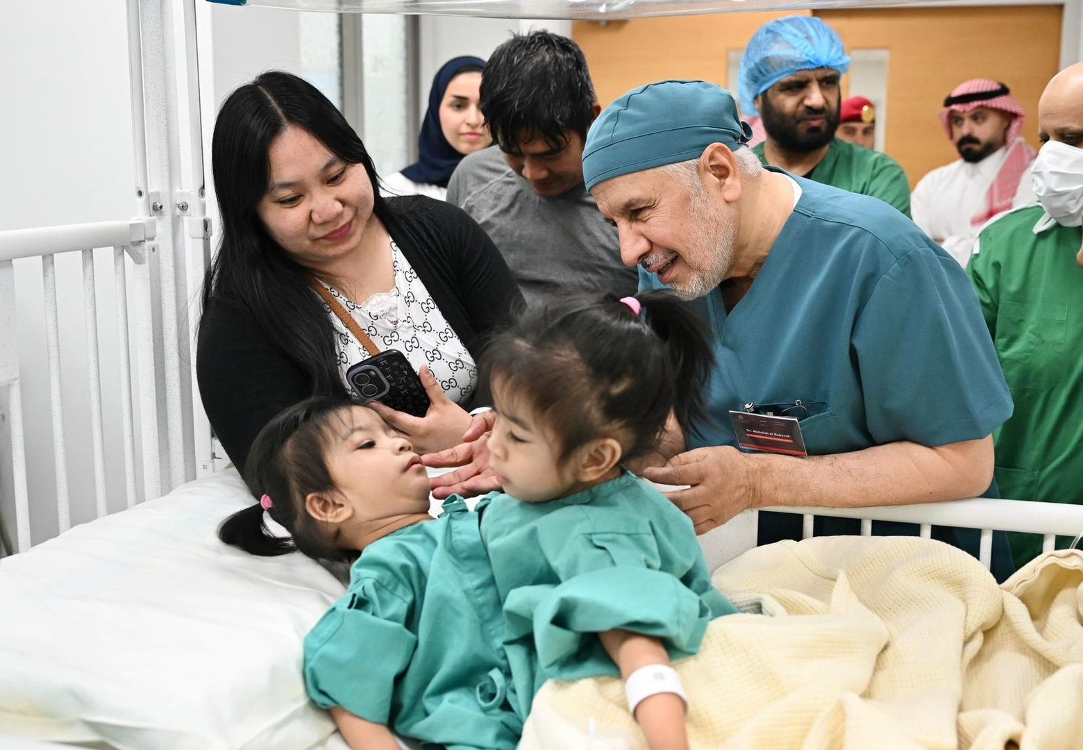 Conjoined twins separated after surgery in Saudi Arabia
