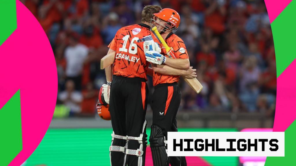 Crawley and Brook fire Sunrisers to win over Super Giants